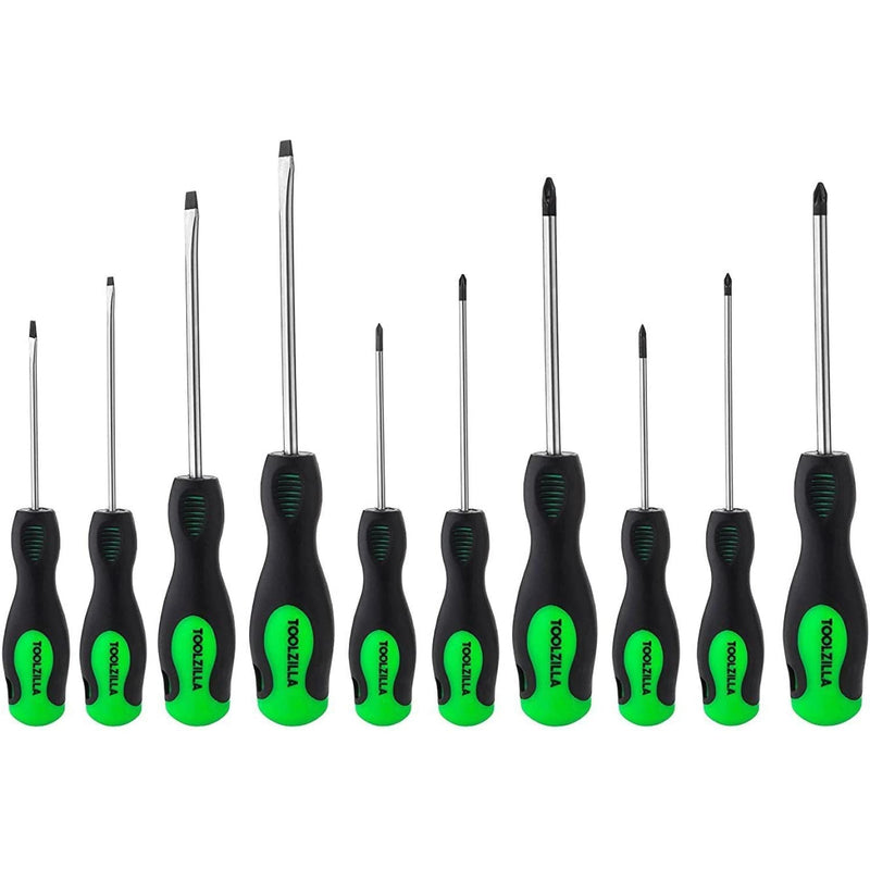 TOOLZILLA 10-PIECE MAGNETIC SCREWDRIVER SET FOR ALL APPLICATIONS - 3 DIFFERENT MODELS FOR DIY Enthusiasts