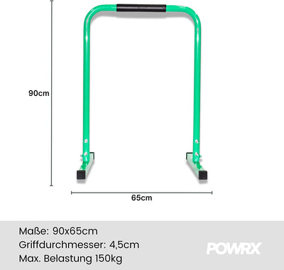 Dip bars (pair) including workout push up stand bardip station fitness rack