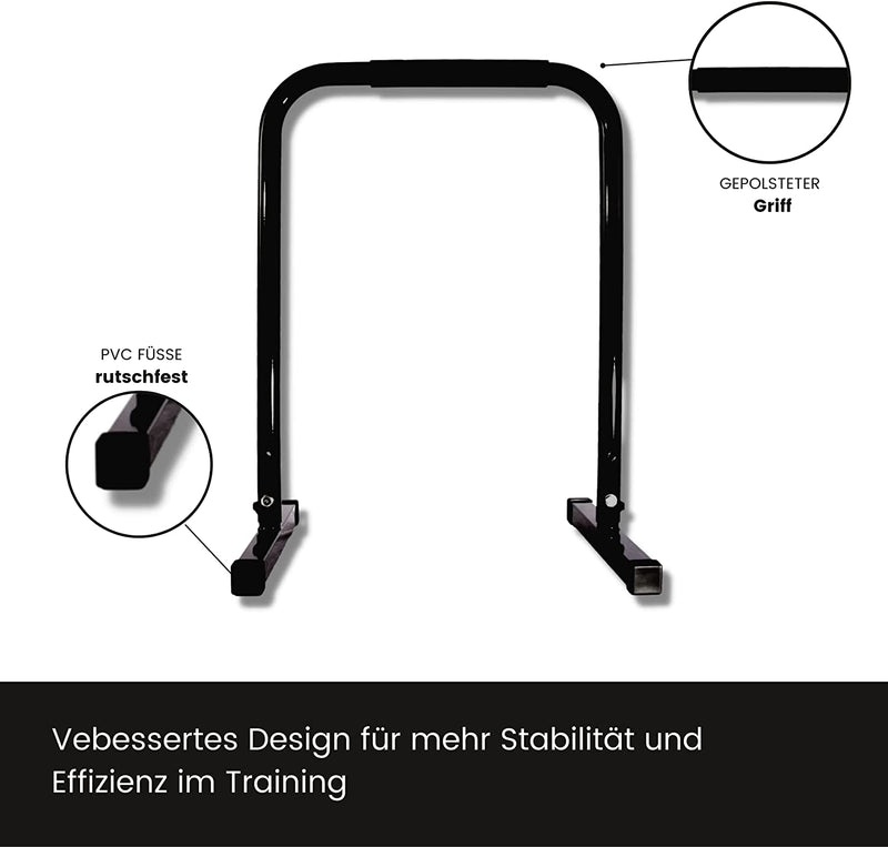 Dip bars (pair) including workout push up stand bardip station fitness rack