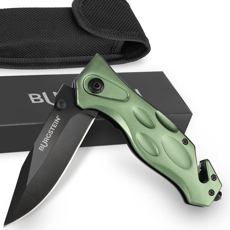 Outdoor pocket knife with belt bag folding knife extra sharp multiple