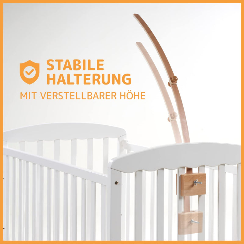 LIVONIR MOBILE BRACKET WOOD I DESIGNED IN GERMANY I MOBILE BRACKET CHANGING TABLE