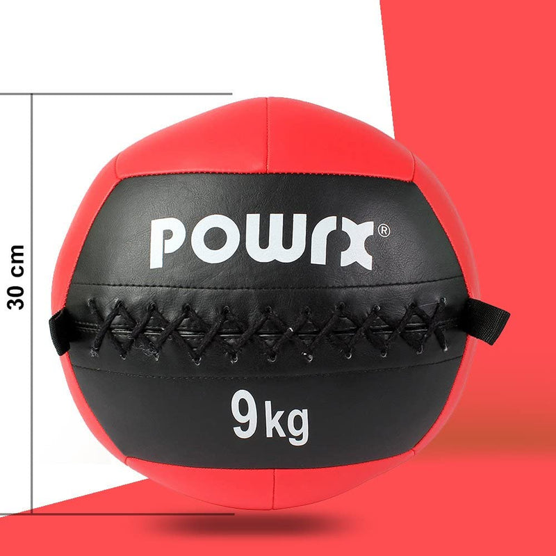 POWRX WALL-BALL WEIGHT BALL MEDICINE BALL DELUXE PROFESSIONAL 2-10 KG