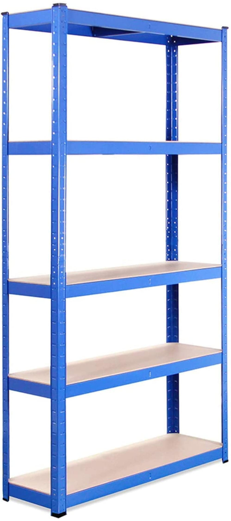 Grack Heavy Duty Shelf1 Blue Storage Shelf 5 Compartments For Basement Workshop