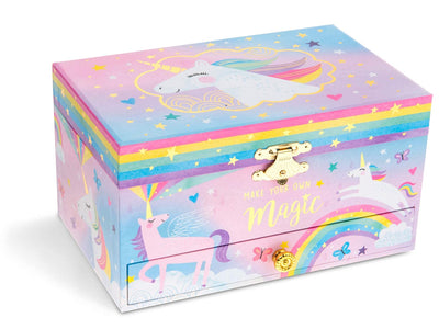 Unicorn Music Box Jewelry Set for Little Girls 3 Unicorn Gifts for Girls