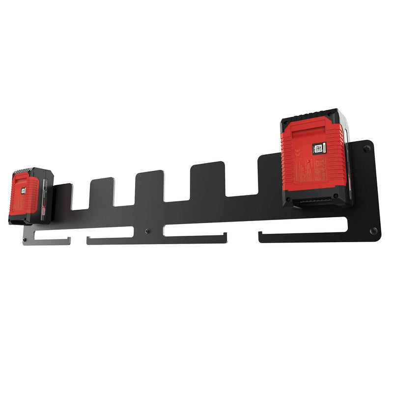 MEISTERGUT ® PREMIUM WALL MOUNT FOR EINHELL BATTERIES MADE OF SOLID STEEL [MADE IN GERMANY]