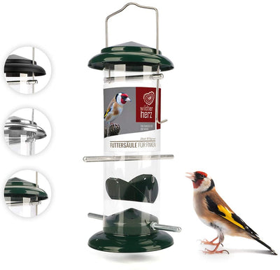 I 52cm feeding column Niger seeds for goldfinch siskin made of stainless steel