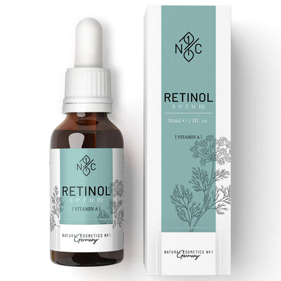 NATURAL COSMETICS NO 1 GERMANY RETINOL SERUM – INTENSIVE FACIAL CARE WITH VITAMIN A