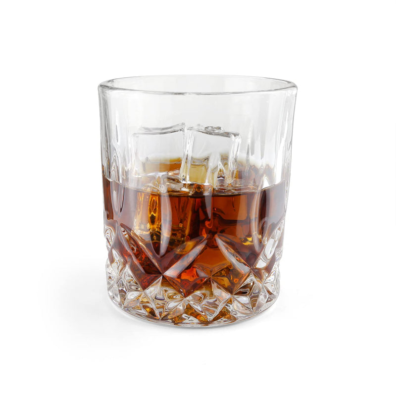 Whiskey Glass Set 4 Pieces High Quality Old Fashioned Glass Whiskey Gifts For