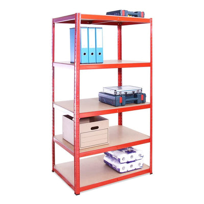 Grack heavy duty shelf 1 red storage shelf 5 compartments for basement workshop