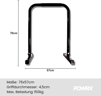 Dip bars (pair) including workout push up stand bardip station fitness rack