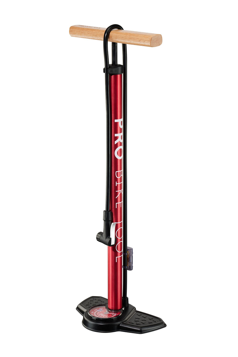 PRO BIKE TOOL FOOT PUMP WITH GAUGE