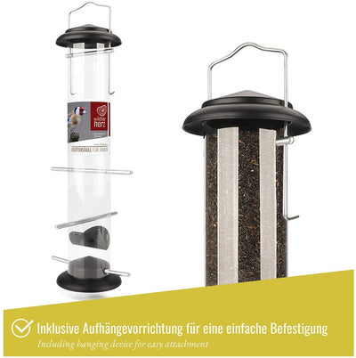 I 52cm feeding column Niger seeds for goldfinch siskin made of stainless steel