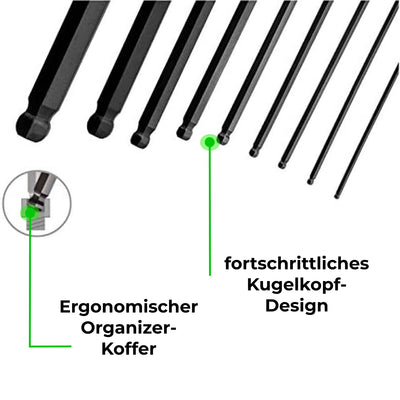 Allen key star key set professional Allen key locking