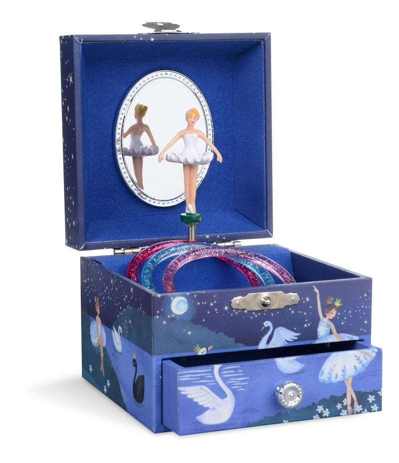 Musical Jewelry Box With Glittering Spinning Unicorn