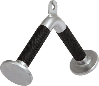 Hoof handle one-hand cable chrome-plated and knurled I stirrup with rotating handle