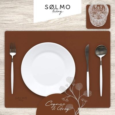 SÖLMO SØLMO I DESIGNER PLACEMAT MADE OF PU LEATHER