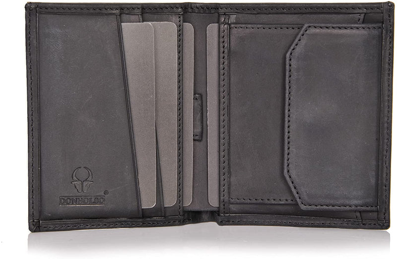 Slim Wallet Rome I Genuine Leather Wallet with RFID Protection I Mini Wallet