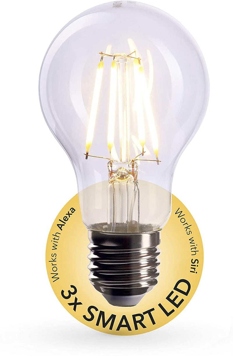 Smart Filament Light Bulb Fl07_S E27 Socket Dimmable 6w 2700k Warm White