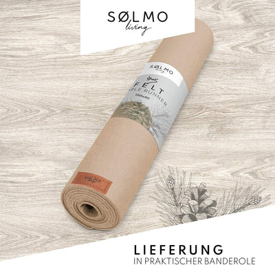 Sölmo I table runner made of felt I 150x40cm table runner I Scandinavian design