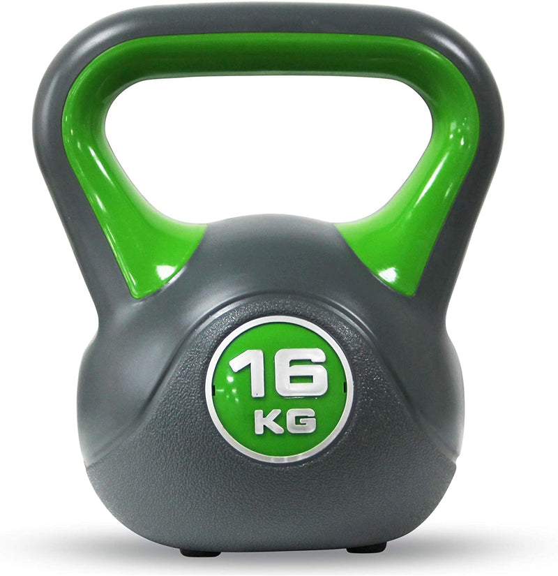 Kettlebell plastic 220 kg including workout I kettlebell in various colors