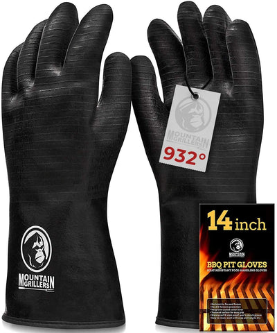 Extremely heat-resistant gloves for grill BBQ high temperatures