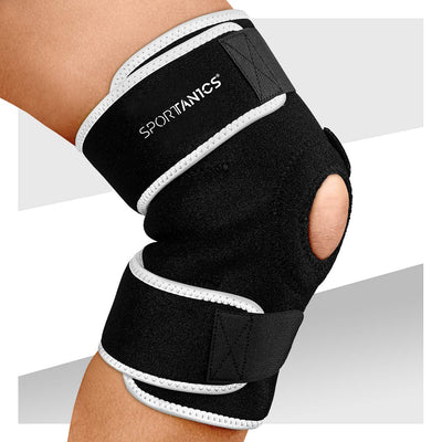 SPORTANICS ® KNEE SUPPORT WITH VELCRO CLOSURE FOR WOMEN AND MEN - STABILITY &amp; SUPPORT OF THE KNEE AND MENISCUUS DURING SPORTS