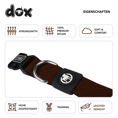 DDOXX DOG COLLAR AIR MESH