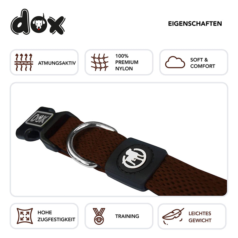 DDOXX DOG COLLAR AIR MESH