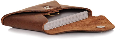 Business card case Oslo genuine leather case for women and men card case for 20