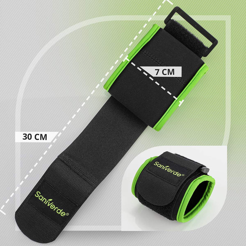 SANIVERDE ® WRIST BANDAGE WITH VELCRO FASTENING - STABILIZATION OF THE WRISTS DURING FITNESS AND STRESS