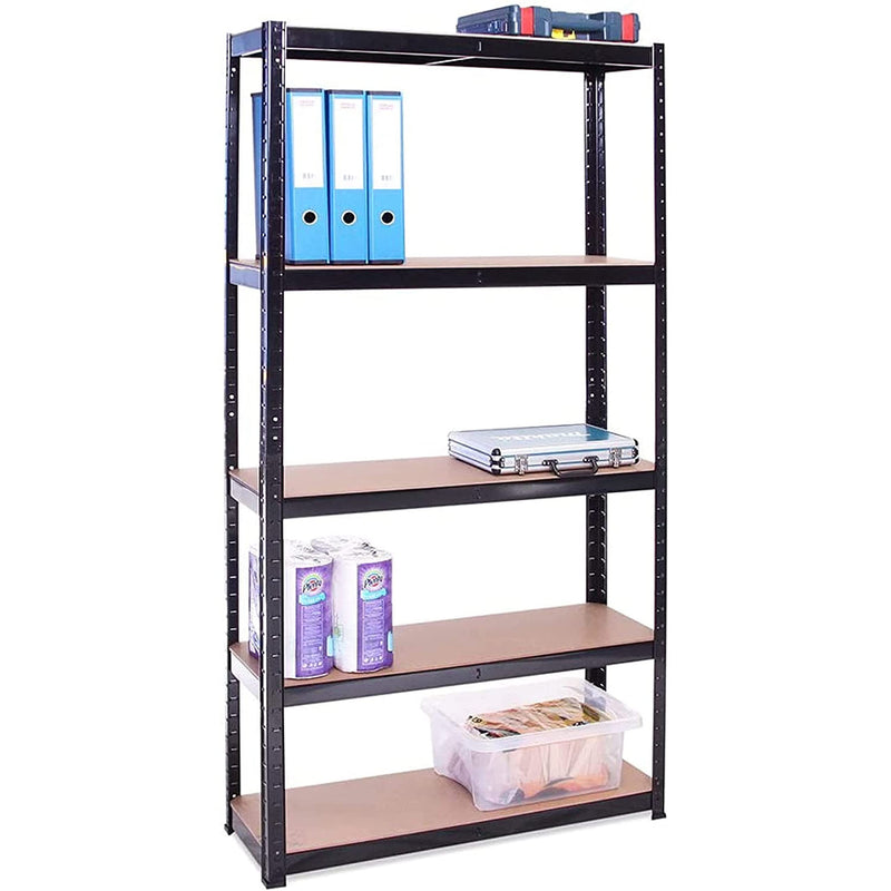 Grack Heavy Duty Shelf1 Blue Storage Shelf 5 Compartments For Basement Workshop