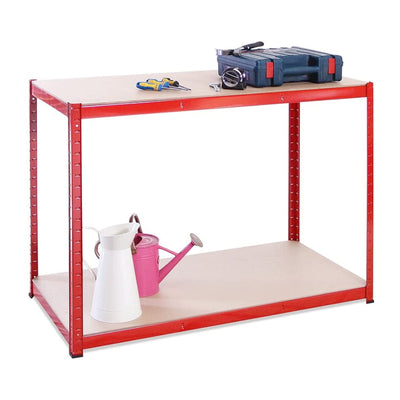 Grack Heavy Duty Shelf 1 Blue Storage Shelf 5 Compartments For Basement Workshop