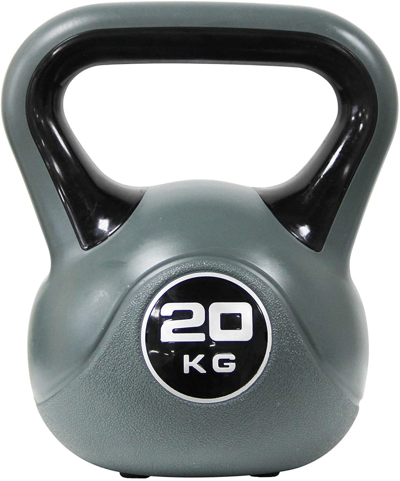 Kettlebell plastic 220 kg including workout I kettlebell in various colors