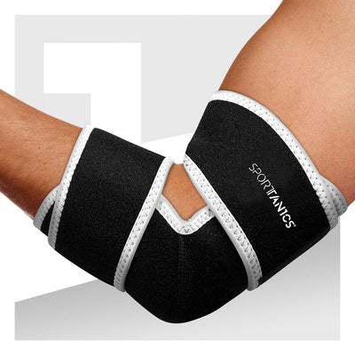 SPORTANICS ® ELBOW SUPPORT WITH VELCRO FASTENING - STABILITY &amp; SUPPORT DURING SPORTS