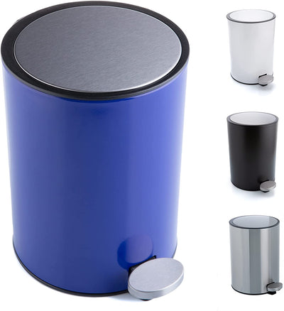 Cosmetic bin stainless steel 3l bathroom waste bin with soft close system