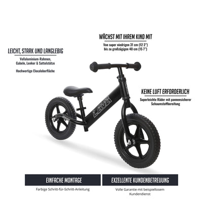 LAVA SPORT WHEEL BIKE - ULTRALIGHT CHILDREN'S BIKE FROM 2 YEARS