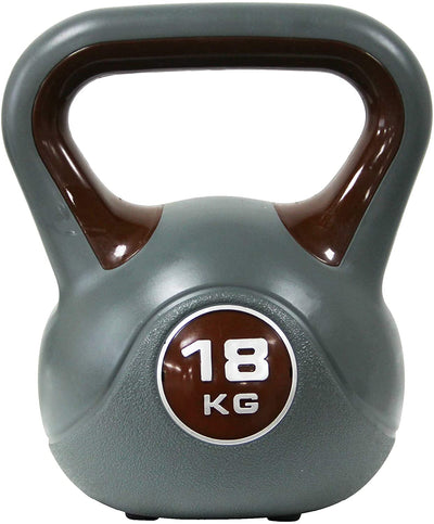 Kettlebell plastic 220 kg including workout I kettlebell in various colors