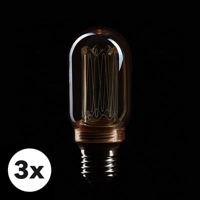 CROWN LED EDISON ILLUSION FILAMENT BULB E27 SOCKET