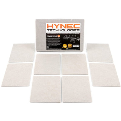 HYNEC TECHNOLOGIES HYNEC PREMIUM FURNITURE PROTECTOR FELT GLIDERS SELF-ADHESIVE - FELT GLIDERS FOR CHAIRS