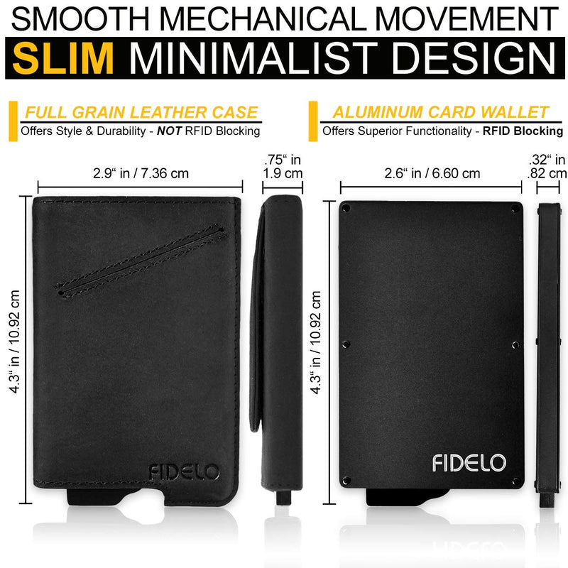 Minimalist Wallet for Men Rfid Card Holder Men Slim