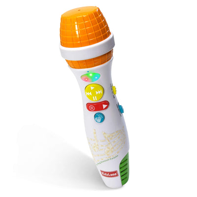 Children's Karaoke Microphone with Bluetooth Voice Changer and 10 Built-in Nursery