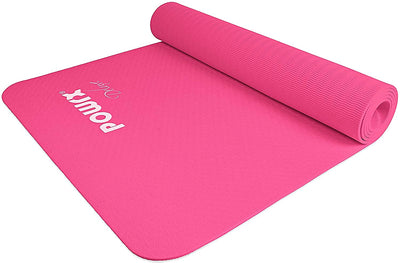 Deluxe Yoga Mat (Pink 173 x 61 x 05 cm) Non-Slip Tpe Environmentally Friendly |