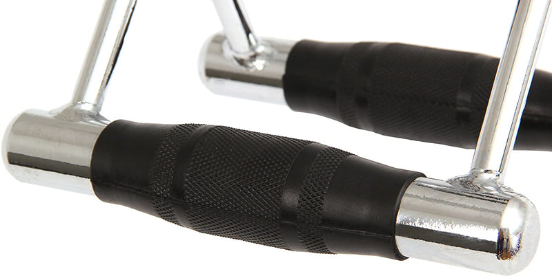 Hoof handle one-hand cable chrome-plated and knurled I stirrup with rotating handle