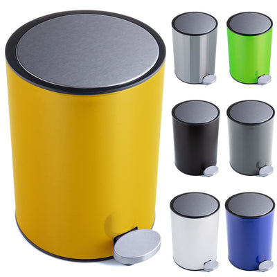 Cosmetic bin stainless steel 3l bathroom waste bin with soft close system