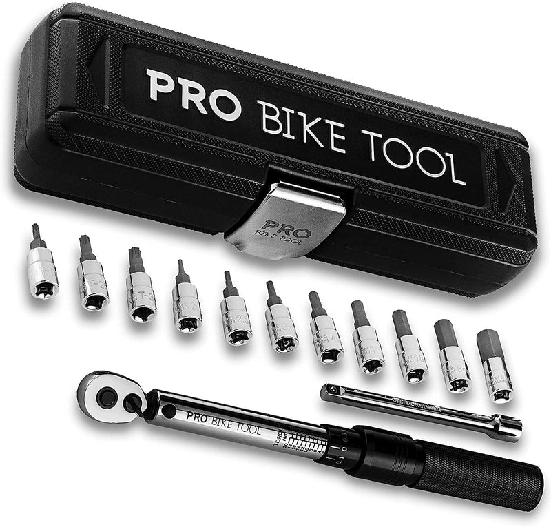 Torque wrench bicycle motorcycle 1/4 inch drive with reversible ratchet