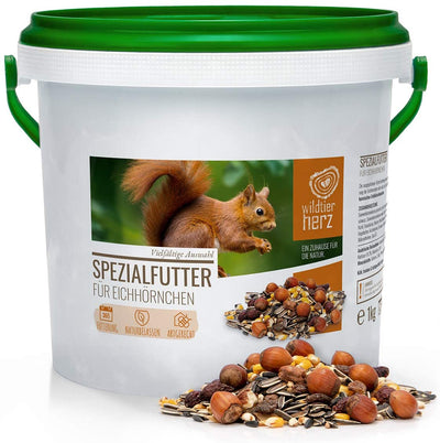 WILD ANIMAL HEART SPECIES-APPROPRIATE SQUIRREL FOOD 1KG FOR SQUIRRELS AND CHIPQUICLES