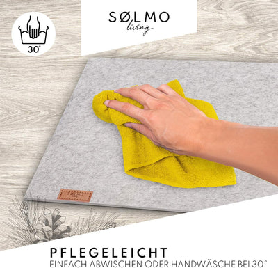 Sölmo I table runner made of felt I 150x40cm table runner I Scandinavian design