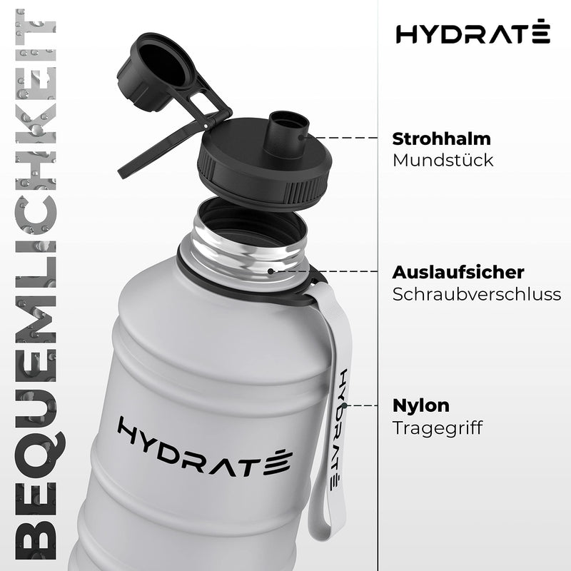 Stainless steel drinking bottle 22 liter water bottle BPA-free sports water bottle