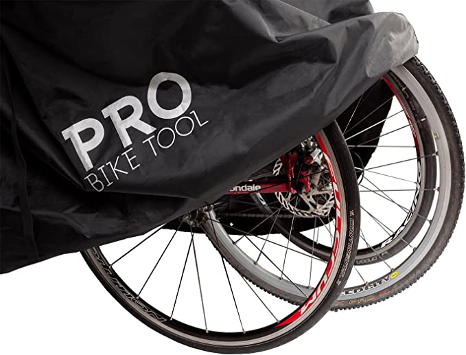 PRO BIKE TOOL LOCKABLE BICYCLE COVER XXL - PROTECTIVE COVER FOR ALL WEATHER CONDITIONS. TEAR-RESISTANT