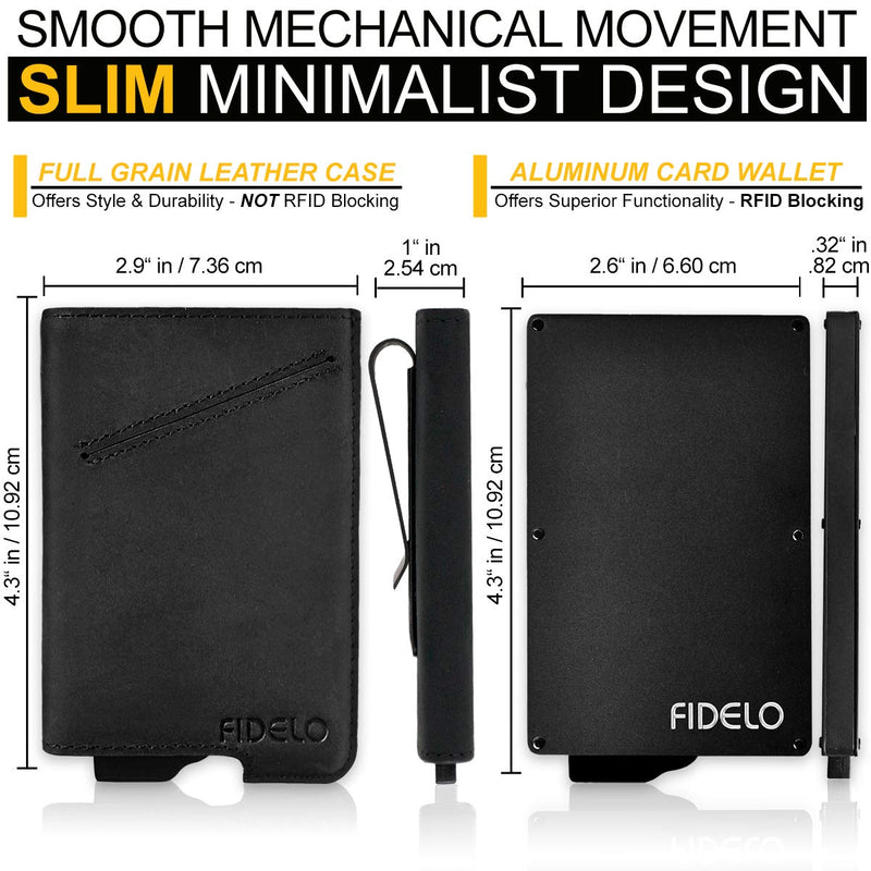 Minimalist Wallet for Men Rfid Card Holder Men Slim